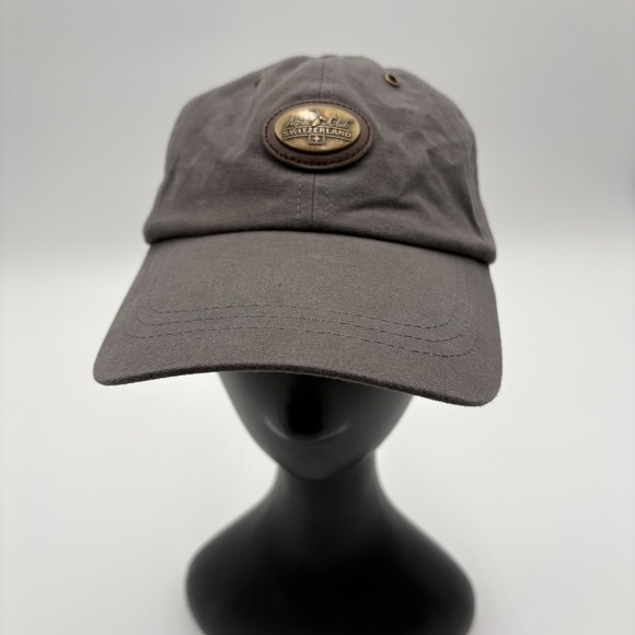 Alpine Club Switzerland Metal Logo Cap / Hat Adjustable Strap - Picture 1 of 8